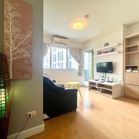 1Br Condo 5 Min To Bts 1000Mbps Fiber Wi-Fi Bangkok Luaran gambar